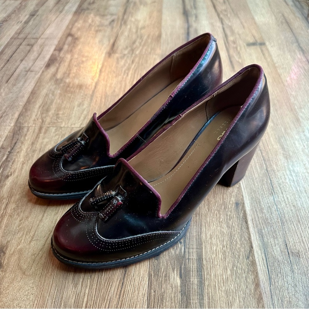 Clarks Heeled Penny Loafers